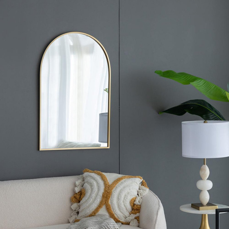 Miroir d'appoint, Doré, 36 po x 24 po