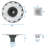 4 In. X 4 In. Stainless Steel Square Shower Drain With PVC Bonding Flange-122260899
