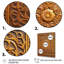 Vieille porte en bois sculpté IV sur toile-250221663-250221654
