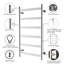 Chauffe-serviettes électrique mural Heatgene-45087758