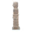Décor de tribu ancienne 3,5 x 3,5 x 15,7 po, décoration de jardin intérieur / extérieur