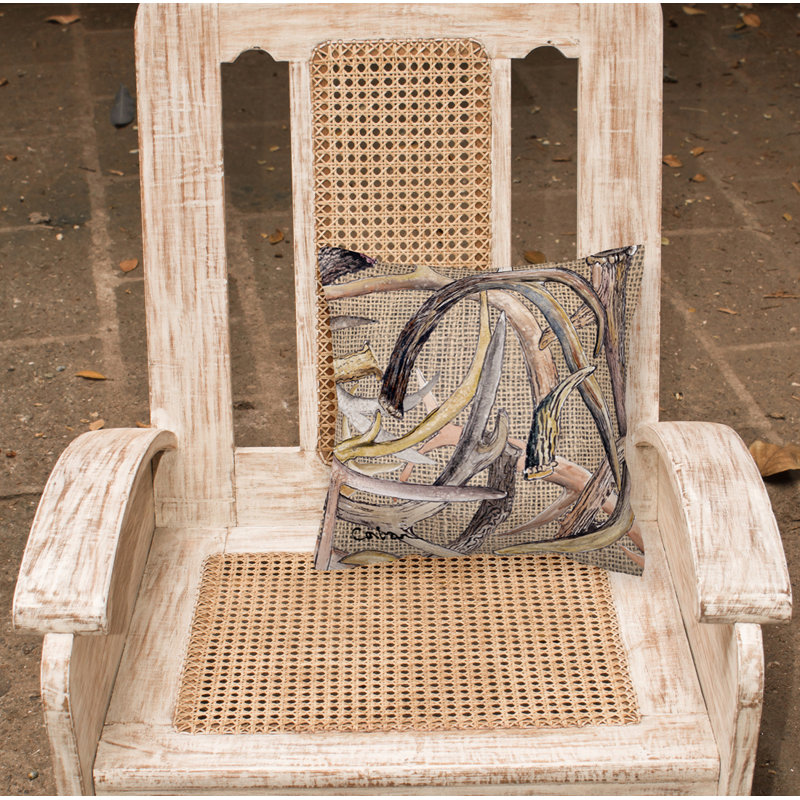  Coussin décoratif 14 po Deer Horns