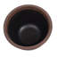 Pot de fleurs pour l'extérieur rond en polyrésine Swind - 16 po - Rouille-751625080-751625081