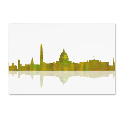 « washington dc horizon », impression sur toile tendue