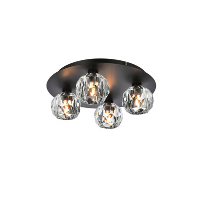 Plafonnier encastré en cristal Whitchurch