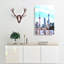 Shanghai Skyline Reflection - Wrapped Canvas Print-56639303