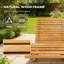 Chaise berçante en bois, chaise berçante d'extérieur