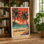 Tropical Paradise Awaits Retro - Wrapped Canvas-1589413014-1589413024