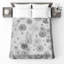 Black White Floral Quilted Bedspread All Sizes-126083381