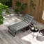 Sundeck adjustable folding recliner with magazine bag, removable headrest and upholstery