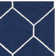 Rodgers Hand Woven Flat Weave Wool/Cotton Geometric Rug in White/Blue