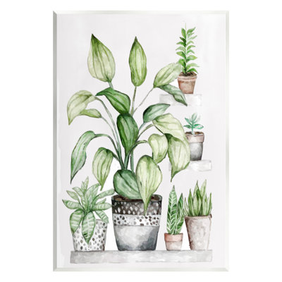 "Stupell Industries", plante en pot, art mural par Ziwei Li-au-777