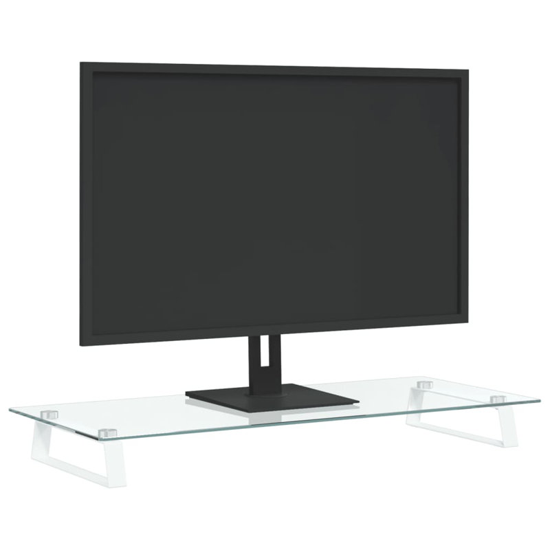 Langmesser Monitor Stand, White