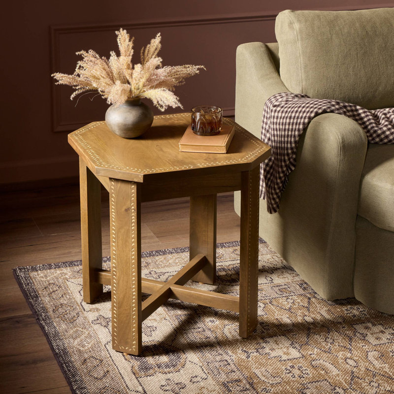 Cantu Solid Wood End Table
