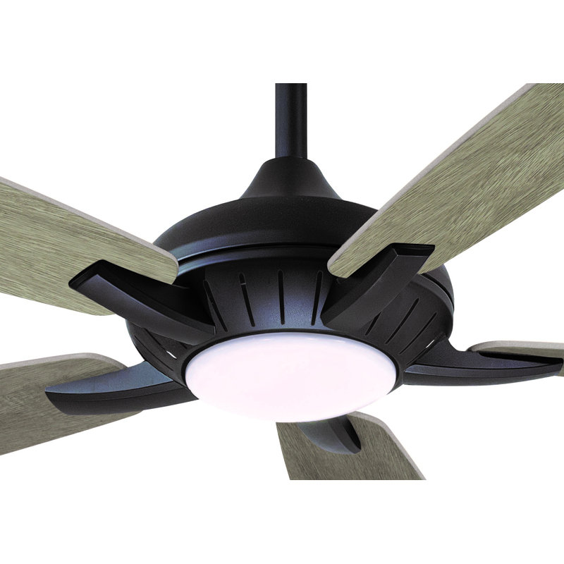 60" Dyno 5 - Blade LED Smart Standard Ceiling Fan with Remote Control and Light Kit Included