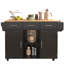Wood Kitchen Island-126649114