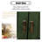 Green Solid + Manufactured Wood  Display Cases