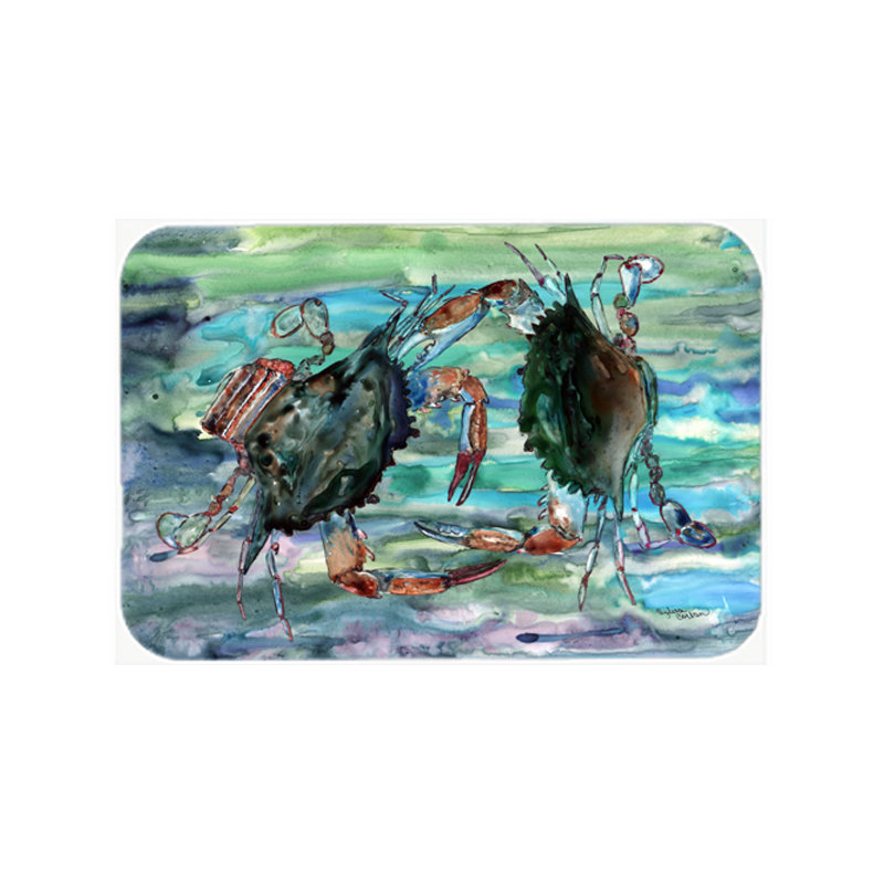 Planche à découper en verre Watery Crabs