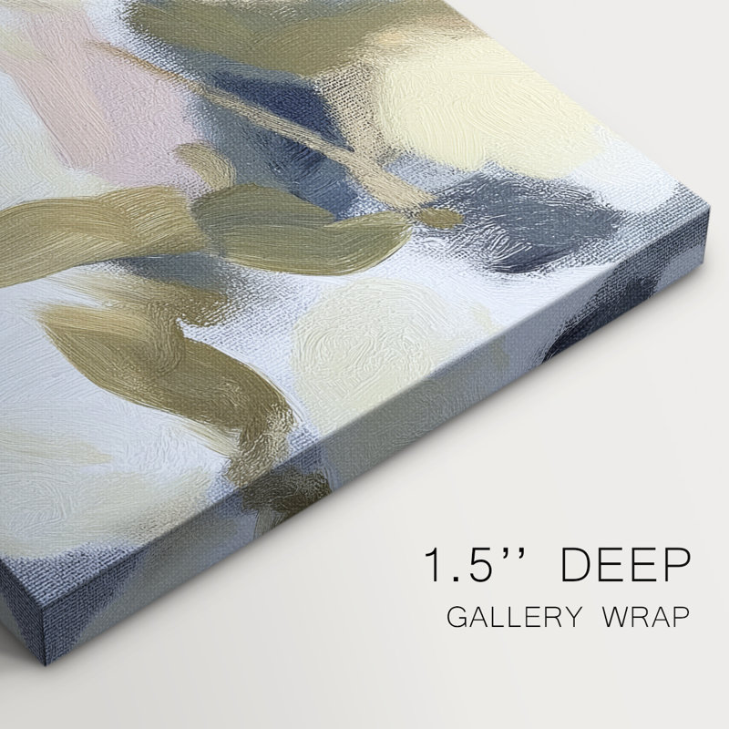 Abstract Series 8 #XCVI-Gallery Wrapped Canvas, 16" H x 32" W