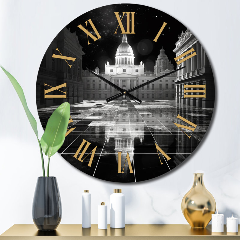 Horloge murale 3D Cityscape London Architecture, Moyenne
