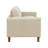 Corduroy Upholstered Square Arm Sofa With Wooden Legs-174788243