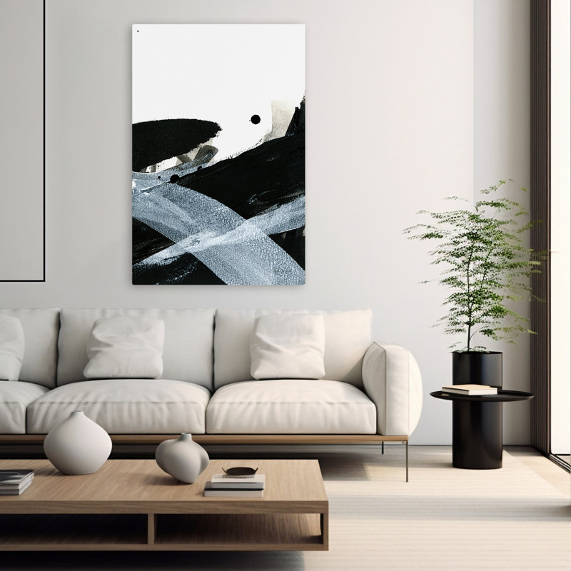 Mouvement contemporain et moderne dégradé II, H 60 po x l 40 po
