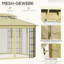 Armenuhi 4m x 3m Metal Party Tent