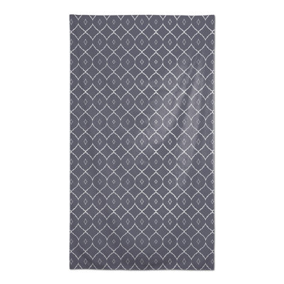 Rectangular Geometric Polyester Tablecloth