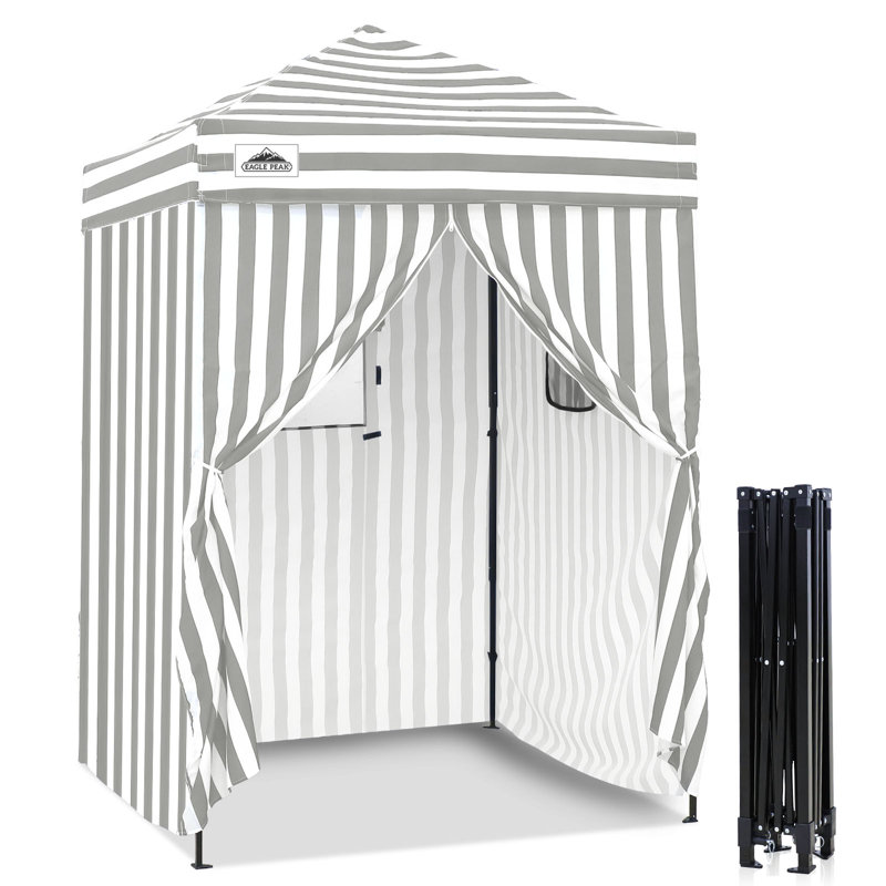 Flex Ultra Compact 5 pi. L 5 pi. Auvent en métal, Gris / Blanc