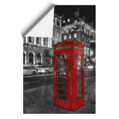 Red Telephone Box - No Frame Print