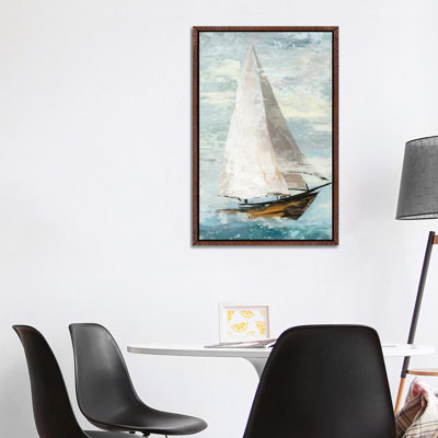 Quiet Boats II by Allison Pearce - Painting on Canvas