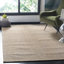 Tapis de couleur unie performance tissé à la main Grenadines Natura-24293077