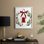 «Christmas Holiday Art», reproduction d'art encadrée CMIV
