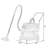 3-In-1 Wet Dry Shop Vacuum Cleaner, 18KPA Suction, 8-Gallon Capacity For Garage, Workshop & Pet Hair Cleaning And Power Tool Support