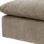 Repose-pieds carré avec coussin amovible de 37 po Scott, beige-508683144