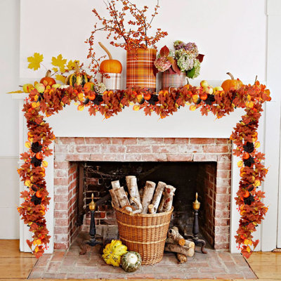 Simulation feuille d'érable Halloween Home Decorations Festival feuilles artificielles feuille d'érable noire
