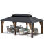 Pavillon de jardin en aluminium l 19,5 pi x P 12 pi