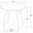 Waverly Light Ash Counter Height Dining Table