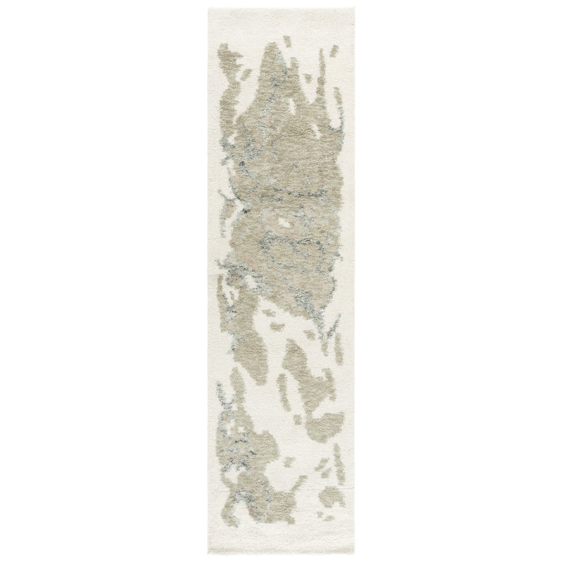 Harvest 121 Hand Tufted Wool Abstract Rug, Runner 2'3" x 9'