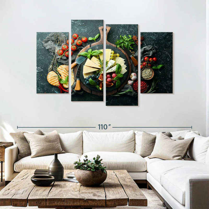 Yarlin Cheese Appetizers, 54" H x 84" W