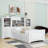 Eckhold Wood Bookcase Bed with Drawers-408831406