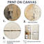 Abstrait beige brun, collage de route III - art mural beige-770805450-770805440-770805441