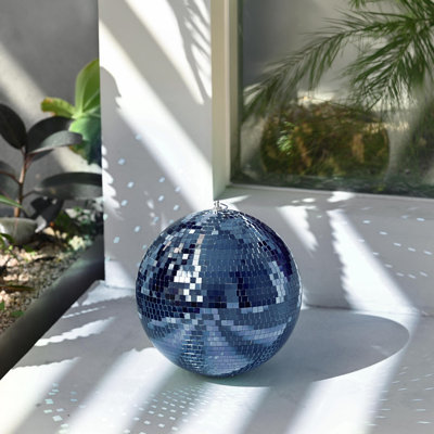 Yescom 12" Blue Disco Ball Glass Tiles for Wedding Dance Floor DJ Stage Club Event
