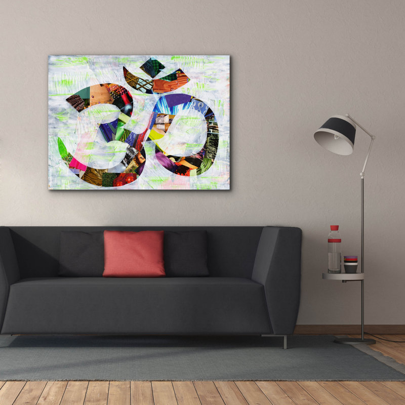 «Namaste» par Artpoptart, art mural sur toile, H 40 po x l 54 po x P 1,5 po