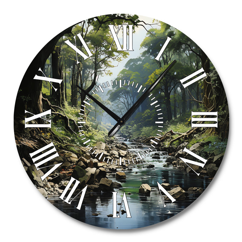 Horloge murale Gentle River, Grand