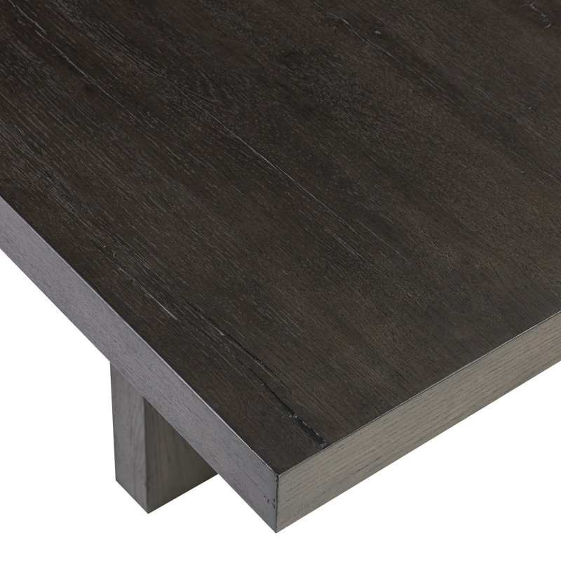 Matthes Dining Table, Smoked Black