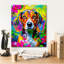 «The Timid Beagle» par Dean Russo, art mural sur toile-25972349