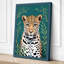 Leopard Portrait Modern - Wrapped Canvas-816919141-816919151
