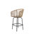 Outdoor Bar Stools Set Of 4, 4-Piece Patio Bar Stools With Armrests, All Weather Rattan Bar Chairs With Backrest, Wicker Bar Stools-425095584