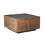 Alpena Vintage Square Coffee Table with 2 drawers-1934512348